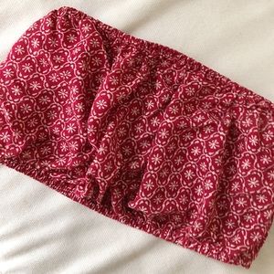 Urban Outfitters Red Tube Top